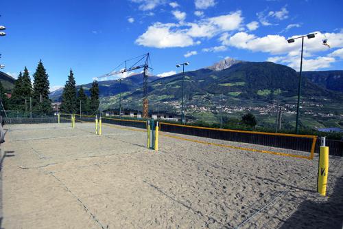Beachvolley courts in Dorf Tirol