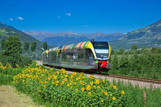 Arrivo in treno