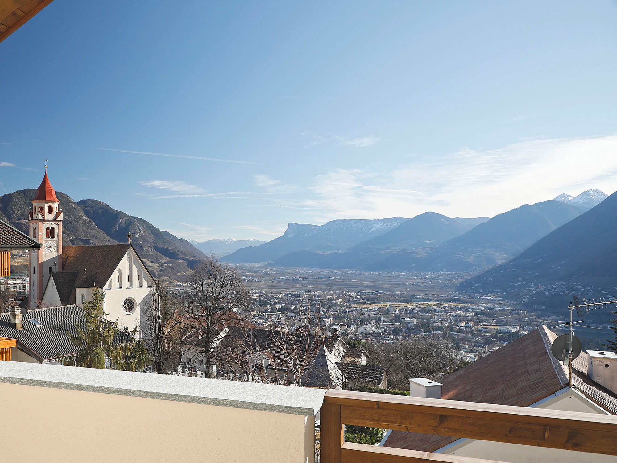 Ausblick Balkon